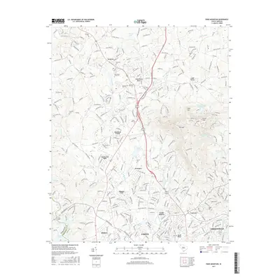2017 Map of Paris Mountain, 2017 Print