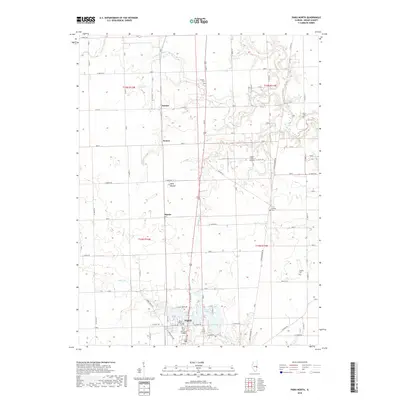 2018 Map of Paris North, 2018 Print