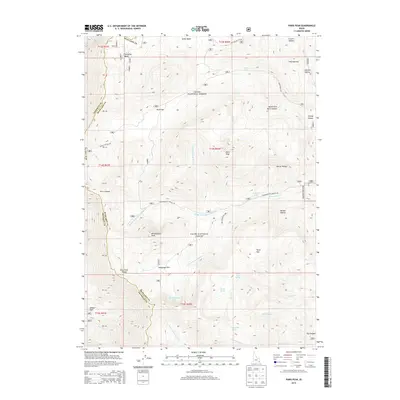 2013 Map of Paris Peak, 2013 Print