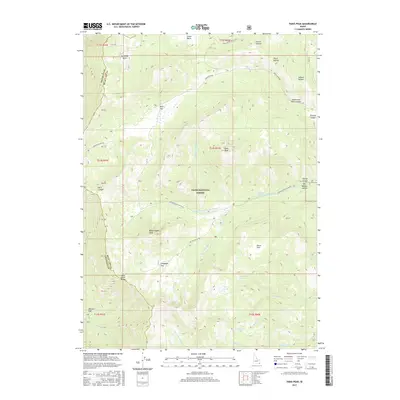 2017 Map of Paris Peak, 2017 Print