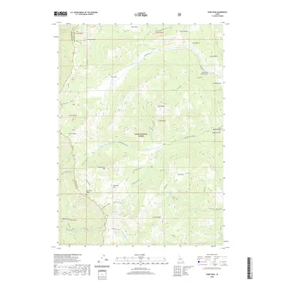 2020 Map of Paris Peak, 2020 Print