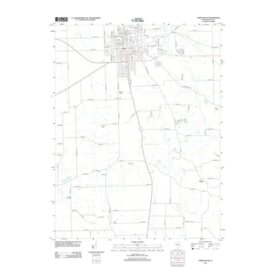 2012 Map of Paris South, 2012 Print