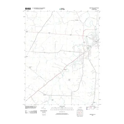 2010 Map of Paris West, 2010 Print