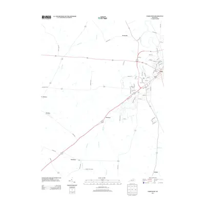 2013 Map of Paris West, 2013 Print