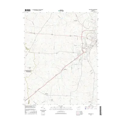 2016 Map of Paris West, 2016 Print
