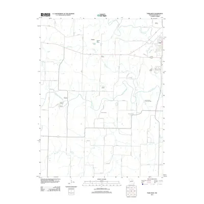 2012 Map of Paris West, 2012 Print