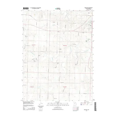 2014 Map of Paris West, 2014 Print