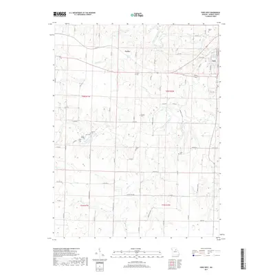 2017 Map of Paris West, 2017 Print
