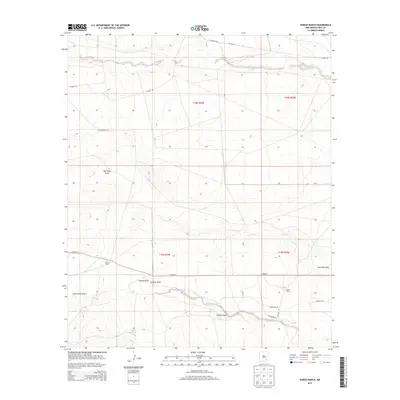 2013 Map of Parish Ranch, 2013 Print