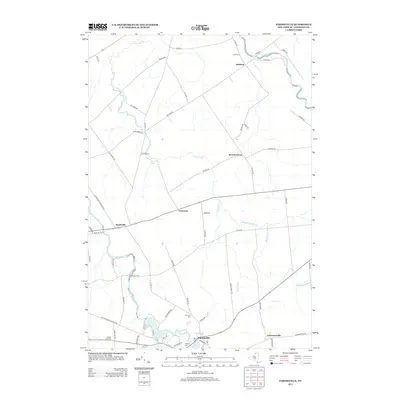 2013 Map of Parishville, 2013 Print