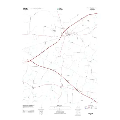 2013 Map of Park City, 2013 Print