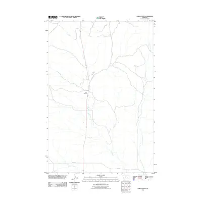 2011 Map of Park Coulee, 2011 Print