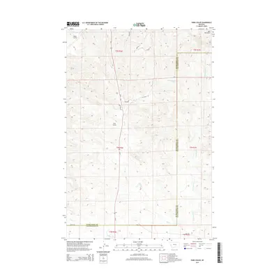 2014 Map of Park Coulee, 2014 Print