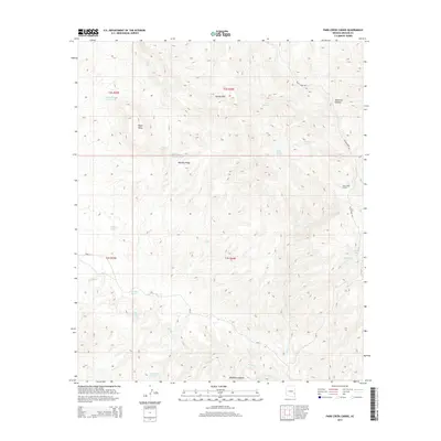 2014 Map of Park Creek Cabins, 2014 Print