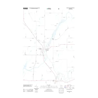 2013 Map of Park Falls, 2013 Print