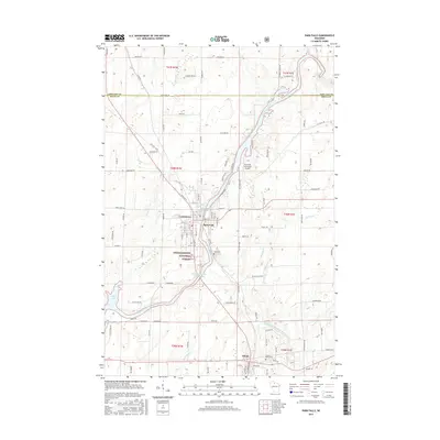 2015 Map of Park Falls, 2015 Print