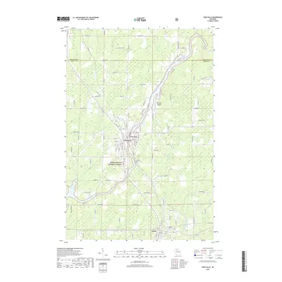 2018 Map of Park Falls, 2018 Print