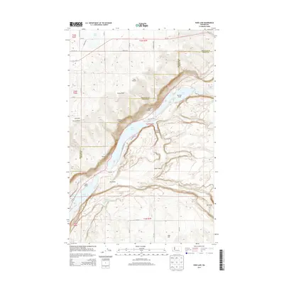 2014 Map of Park Lake, 2014 Print