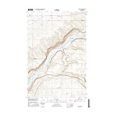 2017 Map of Park Lake, 2017 Print