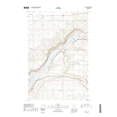2020 Map of Park Lake, 2020 Print