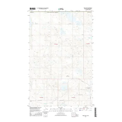 2017 Map of Park Lake, 2017 Print