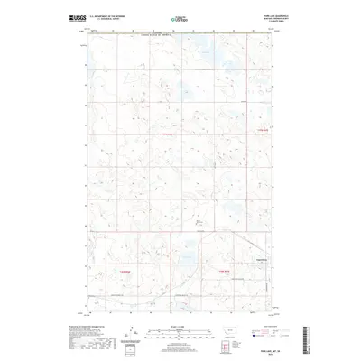 2020 Map of Park Lake, 2020 Print