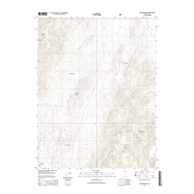 2014 Map of Park Mountain, 2014 Print