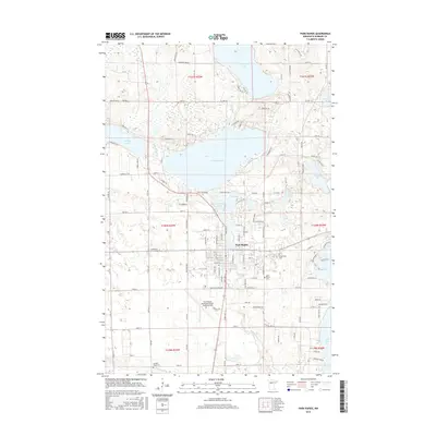 2016 Map of Park Rapids, 2016 Print