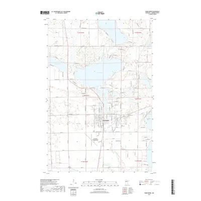 2019 Map of Park Rapids, 2019 Print