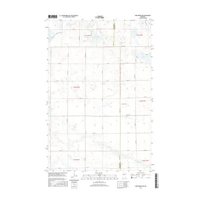 2016 Map of Park Rapids NW, 2016 Print
