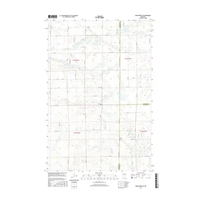 2016 Map of Park Rapids SW, 2016 Print