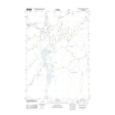 2012 Map of Park Reservoir, 2012 Print