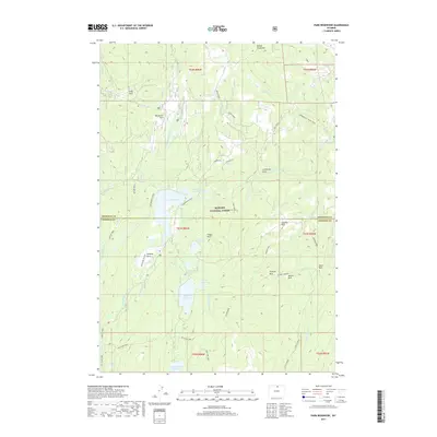 2017 Map of Park Reservoir, 2017 Print