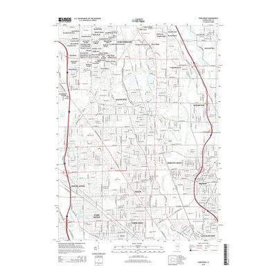 2015 Map of Park Ridge, 2015 Print