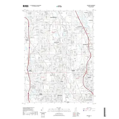 2018 Map of Park Ridge, 2018 Print