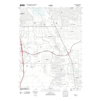 2010 Map of Parker, 2010 Print