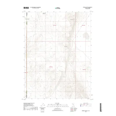 2018 Map of Parker Canyon, 2018 Print