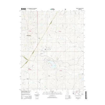 2015 Map of Parker Lake, 2015 Print