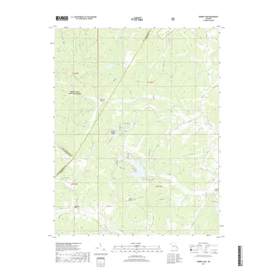 2017 Map of Parker Lake, 2017 Print