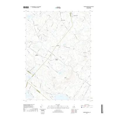 2018 Map of Parker Mountain, 2018 Print