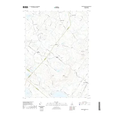 2021 Map of Parker Mountain, 2021 Print