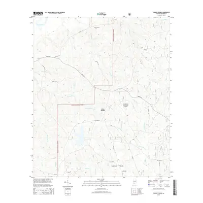 2014 Map of Parker Springs, 2014 Print