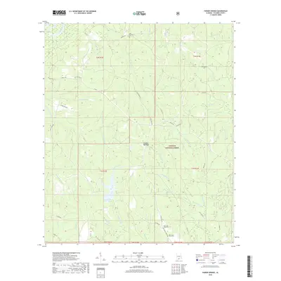 2018 Map of Parker Springs, 2018 Print