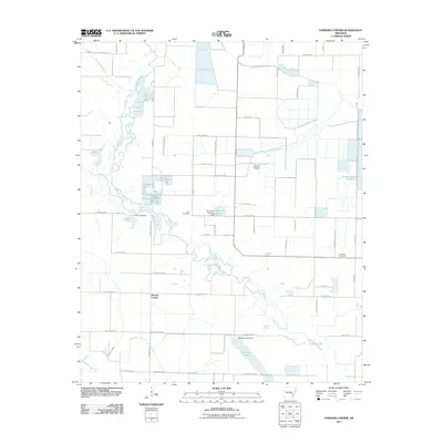 2011 Map of Parkers Corner, 2011 Print