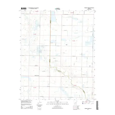 2014 Map of Parkers Corner, 2014 Print