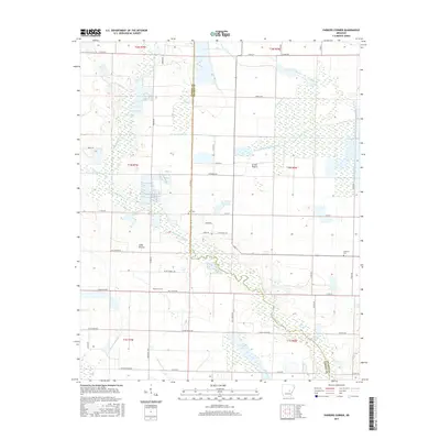 2017 Map of Parkers Corner, 2017 Print