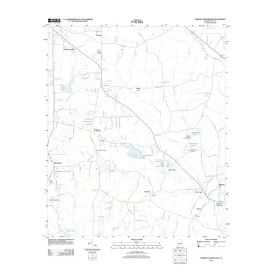 2011 Map of Parkers Crossroads, 2011 Print