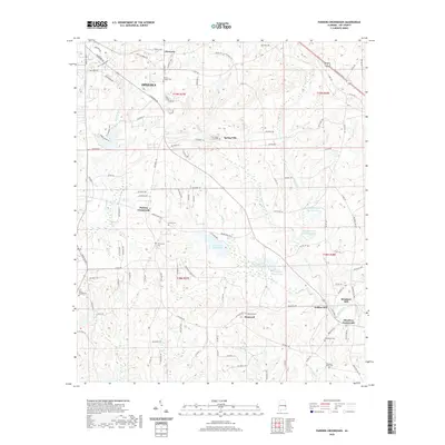 2020 Map of Parkers Crossroads, 2020 Print