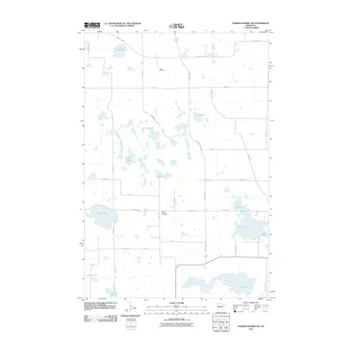 2010 Map of Parkers Prairie NW, 2010 Print