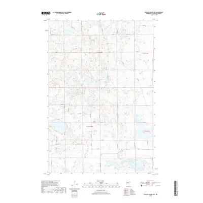 2019 Map of Parkers Prairie NW, 2019 Print